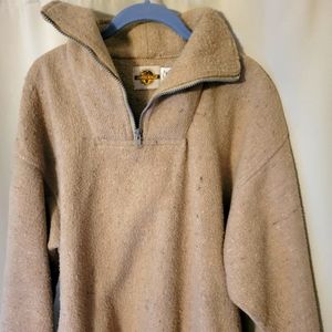 Earth Ragz men's L  quarter zip pullover